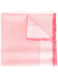 raw-edge scarf