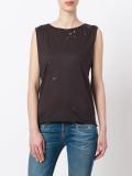 distressed tank top 