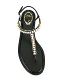 studded trim sandals 
