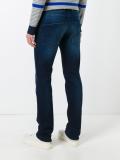gradient detail straight-leg jeans