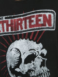 skull print sleeveless T-shirt 