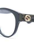 GG oval frame glasses