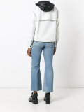 hooded cropped jacket