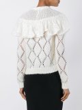 ruffle front jumper