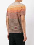 blurry stripe T-shirt