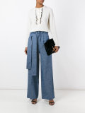 ruffled detail jumper