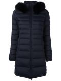 zipped padded coat 