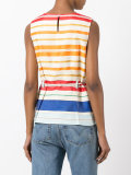 horizontal stripe blouse