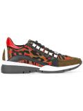 panelled sneakers 