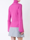 ribbed layered longsleeve blouse