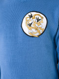 embroidered patch sweater