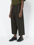 cropped wide leg trousers