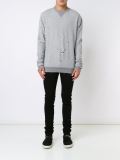 distressed sweater