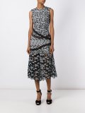 floral jacquard dress
