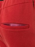 wrap detail tapered trousers