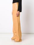 high waist leather trousers