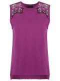 embroidered tank top