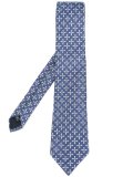 star print tie 