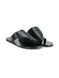 Leather 'Rosa' Flat Sandals