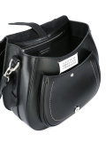braided top handle saddle bag