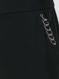 ring detailed cropped trousers