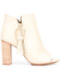 peep toe ankle boots