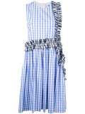 checked print dress