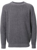 ribbed crew neck jumper