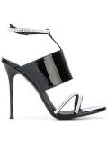 crystal embellished sandals