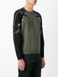 panther intarsia jumper