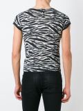 zebra print T-shirt