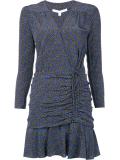 ruched mini dress