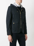 hooded quilted jacket 
