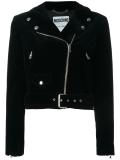 skull print biker jacket