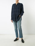 oversized plaid shirt