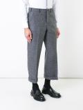 tailored cropped trousers