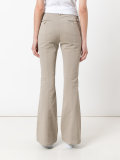embroidered flared trousers