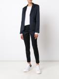 cropped slim fit trousers