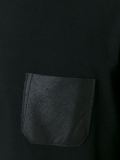 leather patch pocket jumper