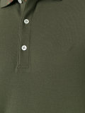 striped collar polo shirt