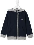 stripe logo hoodie