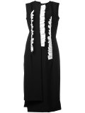 frill detail midi dress