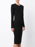 long sleeve knit dress