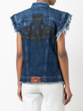 sleeveless denim jacket