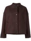 cropped oversized coat