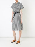 striped shirt dress