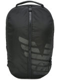 logo print backpack 