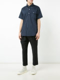 polka dot short sleeve shirt