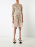 embroidered shift dress