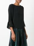 lace detail blouse